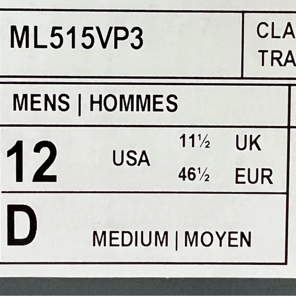 NWT New Balance 515 Men’s Shoes - Picture 9 of 9